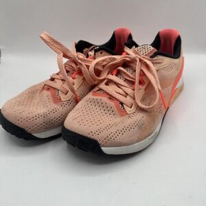 Reebok Nano X1 Crossfit Womens Size 7.5 Peach Pink Black Training Shoes Sneakers